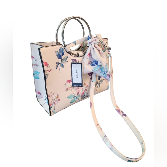 Nine West Multi-Color Floral Print Purse - Picture 2 of 6